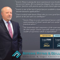 LEGAL 500 EMEA GUIDE 2024 - Mr. Soteris Pittas