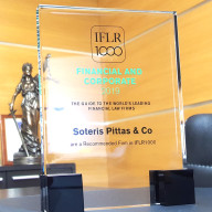 IFLR1000- Recommended Law Firm for the Year 2019